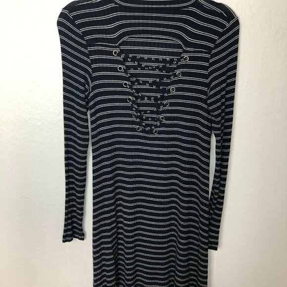 AE AMERICAN EAGLE Lace Up Dress - Dark Academia - Picture 2 of 10